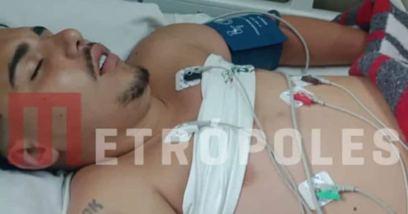 Pedro Henrique em hospital (Foto: Metrópoles) 