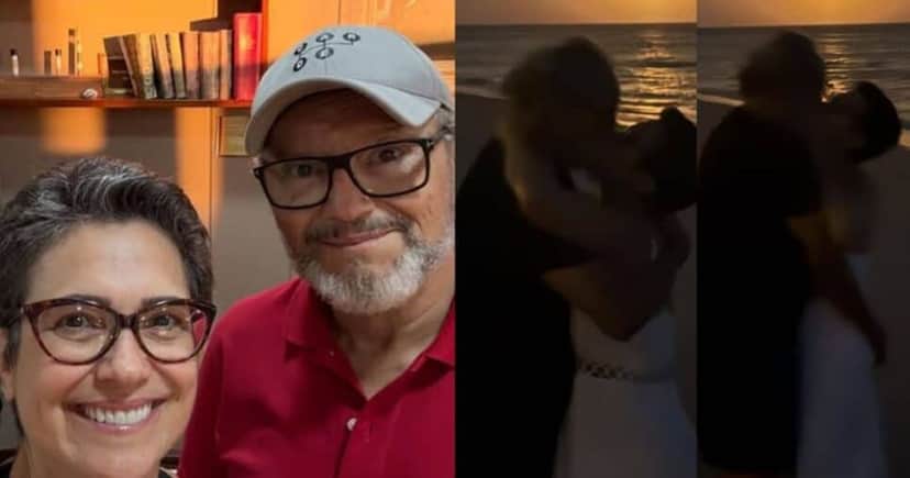 Sandra Annenberg e Ernesto Paglia estão juntos a mais de 29 anos (Foto Reprodução/Montagem/Lennita/Instagram/@sandra.annenberg)