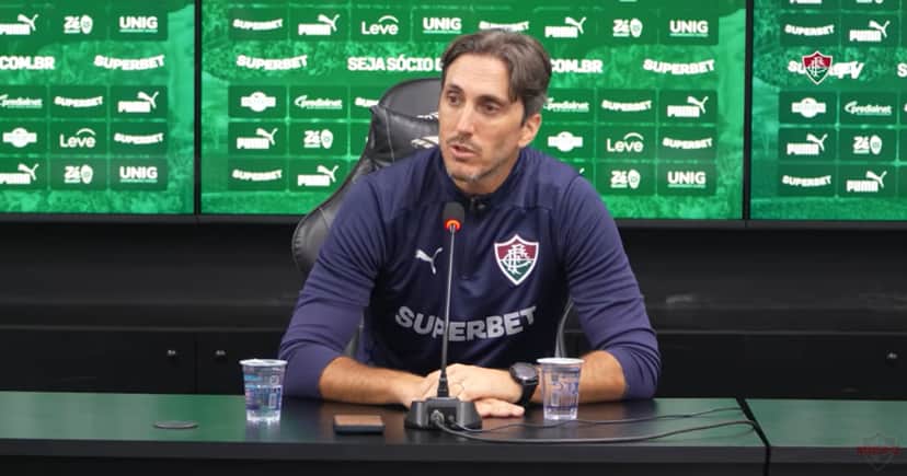 Zubeldía vai perder xodó (Foto: Fluminense TV) Zubeldía vai perder xodó (Foto: Fluminense TV)
