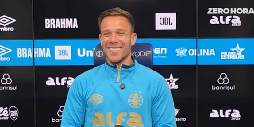 Arthur Melo ex-Grêmio (Reprodução: Zero Hora / Youtube) Arthur Melo ex-Grêmio (Reprodução: Zero Hora / Youtube)