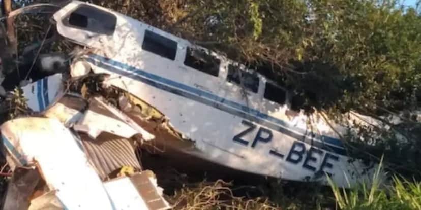 Avião com milhões caiu em uma cidade do Paraguai (Reprodução: Divulgação) Avião com milhões caiu em uma cidade do Paraguai (Reprodução: Divulgação)