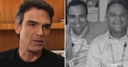 Em luto, Tadeu Schmidt chora ao falar sobre como está lidando com perda do irmão: “Eu odeio a morte”