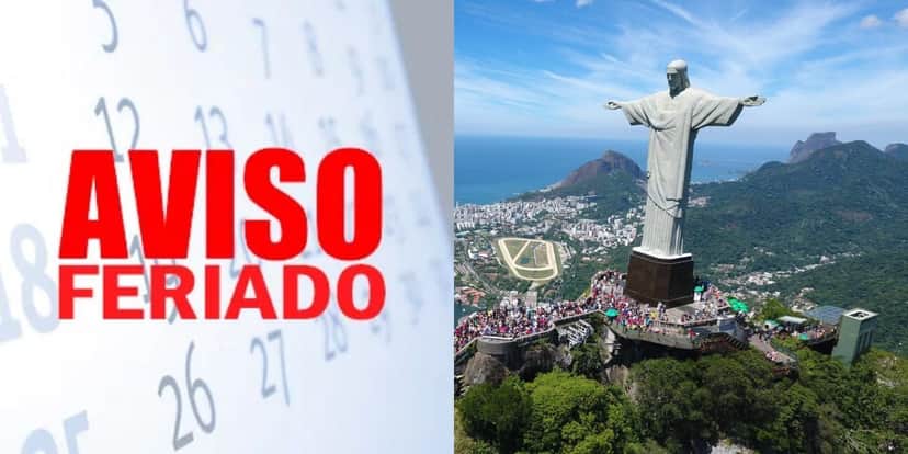 Feriado além de Tiradentes no Rio de Janeiro em abril (Reprodução: Montagem TV Foco) Feriado além de Tiradentes no Rio de Janeiro em abril (Reprodução: Montagem TV Foco)