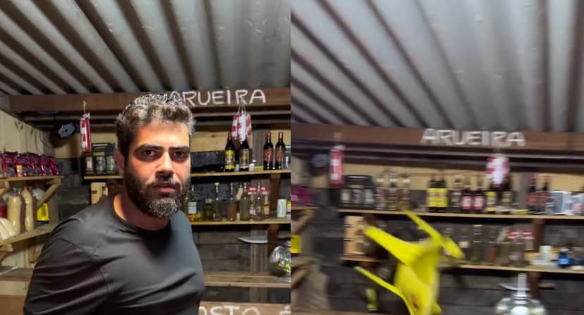 Henrique, dupla de Juliano surta em bar (Foto: Reprodução / Instagram) Henrique, dupla de Juliano surta em bar (Foto: Reprodução / Instagram)