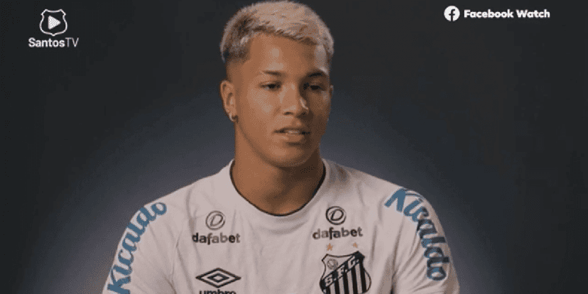 Marcos Leonardo, ex-Santos (Foto: Reprodução/ YouTube/ Santos TV) Marcos Leonardo, ex-Santos (Foto: Reprodução/ YouTube/ Santos TV)