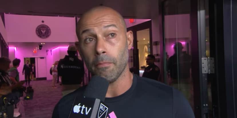 Mascherano caiu no cargo do Inter Miami (Reprodução: Apple TV) Mascherano caiu no cargo do Inter Miami (Reprodução: Apple TV)