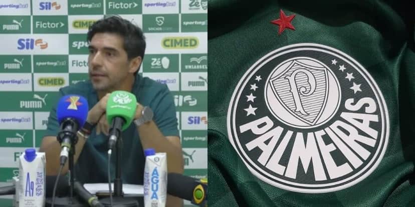 Abel Ferreira comunicado sobre reforço de meia de R$149M ao Palmeiras (Reprodução: Youtube) Abel Ferreira comunicado sobre reforço de meia de R$149M ao Palmeiras (Reprodução: Youtube)