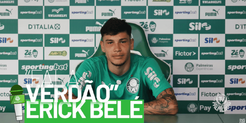 Erick Belé (Foto: Reprodução/ YouTube/ Palmeiras TV)