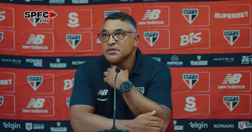 Roger Machado, técnico do São Paulo (Foto: São Paulo TV) Roger Machado, técnico do São Paulo (Foto: São Paulo TV)