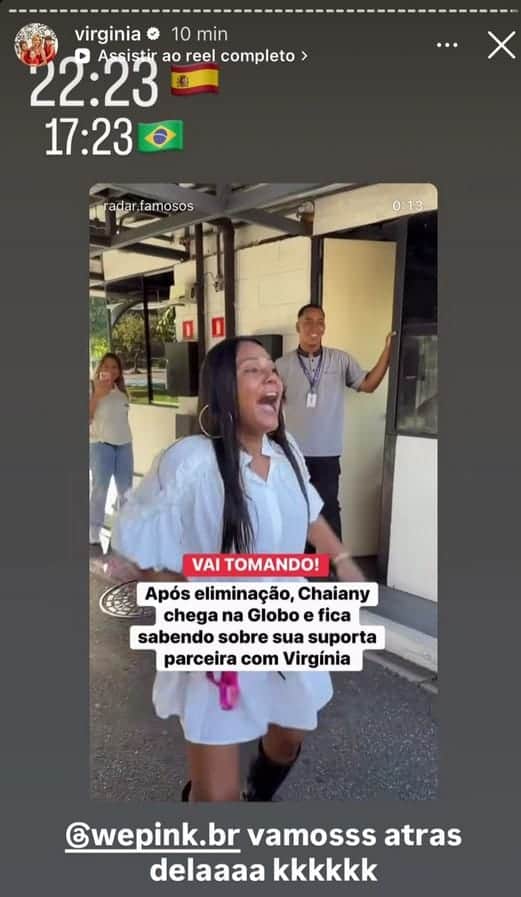 Virginia Fonseca cumpre promessa com Chaiany (Foto: Reprodução / Instagram) Virginia Fonseca cumpre promessa com Chaiany (Foto: Reprodução / Instagram)