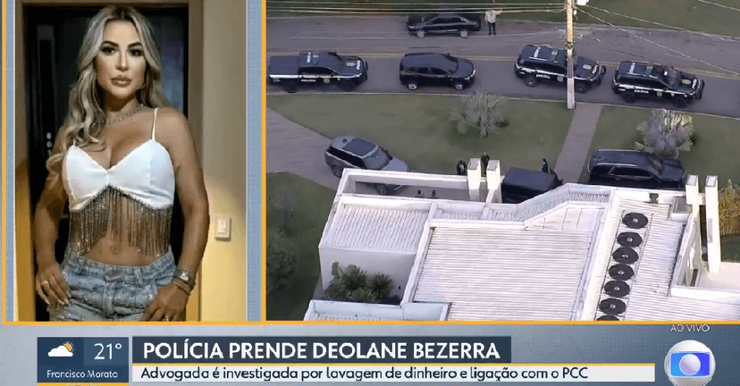Cena da casa da famosa da Record do Globocop (Foto: Reprodução/Globo) Cena da casa da famosa da Record do Globocop (Foto: Reprodução/Globo)