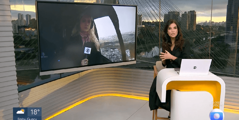 Larissa Calderari e Sabina Simonato (Foto: Reprodução/Globo) Larissa Calderari e Sabina Simonato (Foto: Reprodução/Globo)