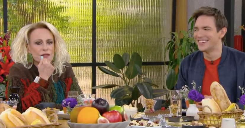 Ana Maria e Alê Jodar no Mais Você (Foto: Reprodução / Globo) Ana Maria e Alê Jodar no Mais Você (Foto: Reprodução / Globo)