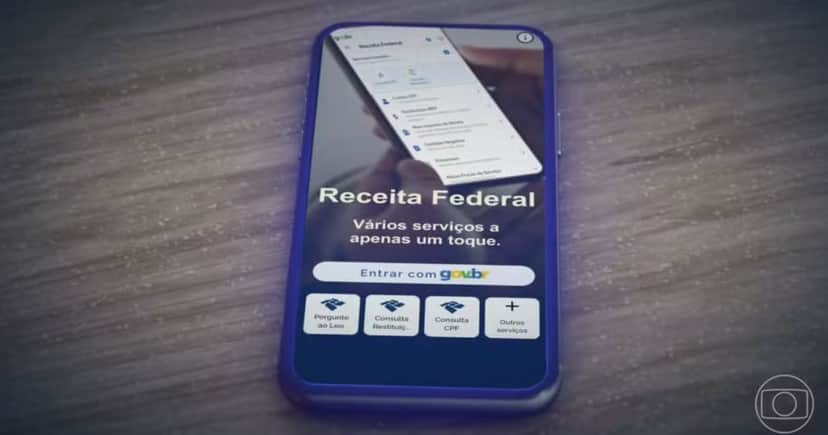 Aplicativo Receita Federal (Foto: Reprodução / Globo) Aplicativo Receita Federal (Foto: Reprodução / Globo)