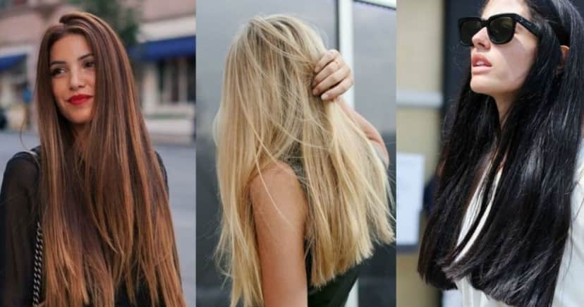 Blunt cut alongado (Foto Reprodução/Montagem/Pinterest) Blunt cut alongado (Foto Reprodução/Montagem/Pinterest)