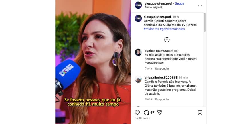 Camila Galetti (Foto: Reprodução / Instagram) Camila Galetti (Foto: Reprodução / Instagram)
