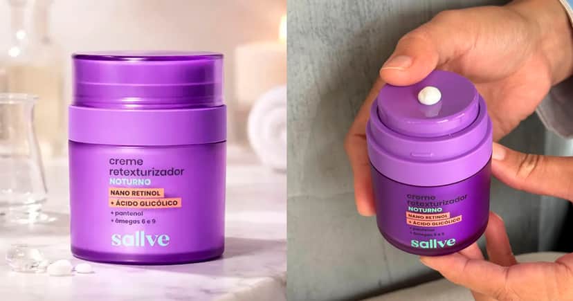 Creme Retexturizador Noturno da Sallve (Foto: Reprodução) Creme Retexturizador Noturno da Sallve (Foto: Reprodução)