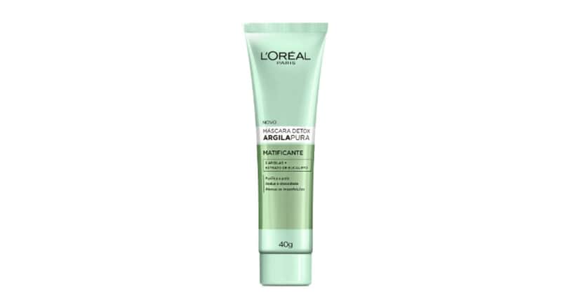 Máscara Detox Argila Pura Matificante (Foto: L'Oréal) 