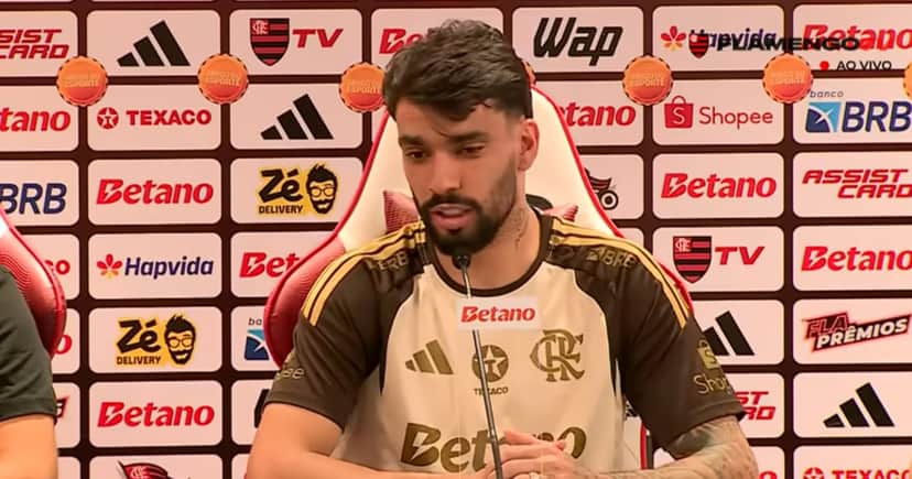 Paquetá pode ganhar dupla de ataque (Foto: Flamengo TV) Paquetá pode ganhar dupla de ataque (Foto: Flamengo TV)