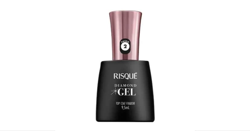 Esmalte Risqué Diamond Gel Top Coat (Foto: Reprodução/Internet) Esmalte Risqué Diamond Gel Top Coat (Foto: Reprodução/Internet)