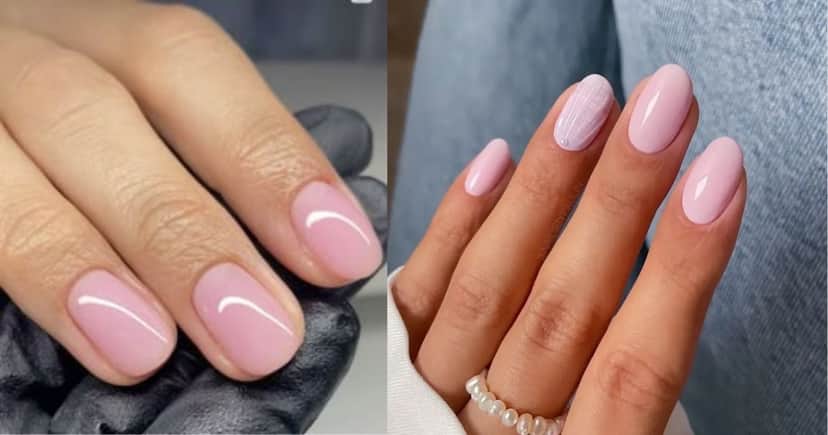 Unha rosa leitoso (Foto Reprodução/Montagem/TV Foco/Lennita/Cláudia/Canva/ Pinterest) Unha rosa leitoso (Foto Reprodução/Montagem/TV Foco/Lennita/Cláudia/Canva/ Pinterest)