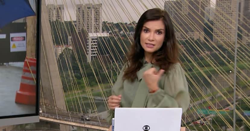 Sabina Simonato no Bom Dia São Paulo (Foto: Reprodução / Globo)