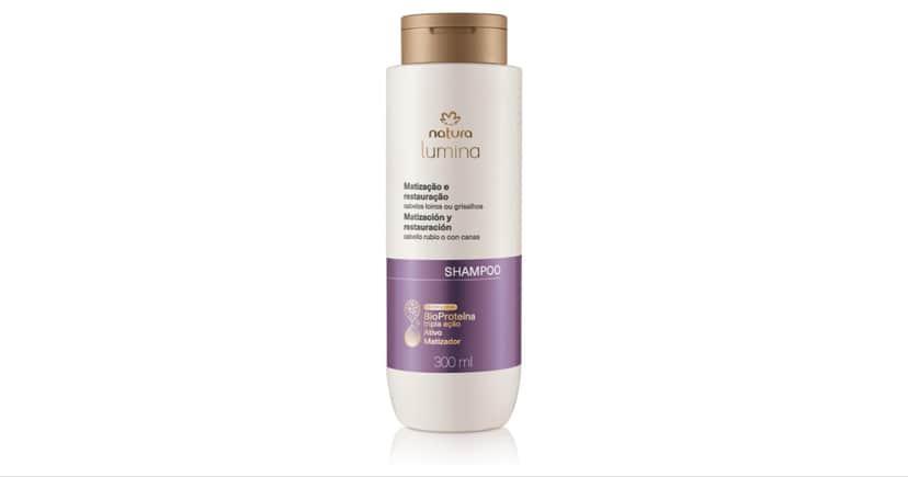 Shampoo Matização e Restauração Natura Lumina (Foto: Reprodução/Internet) Shampoo Matização e Restauração Natura Lumina (Foto: Reprodução/Internet)