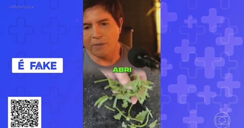 Vídeo falso de Xororó (Foto: Reprodução / Globo)