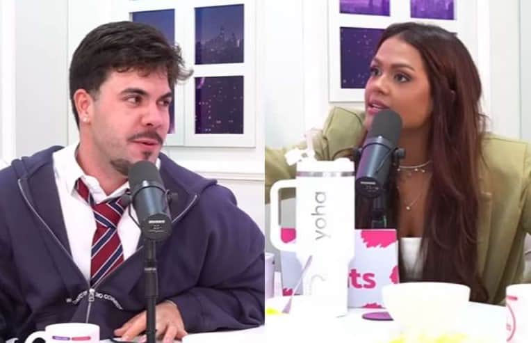 Camila Loures expõe que Álvaro falava mal dela na casa de Gkay (Foto: Reprodução / YouTube) Camila Loures expõe que Álvaro falava mal dela na casa de Gkay (Foto: Reprodução / YouTube)