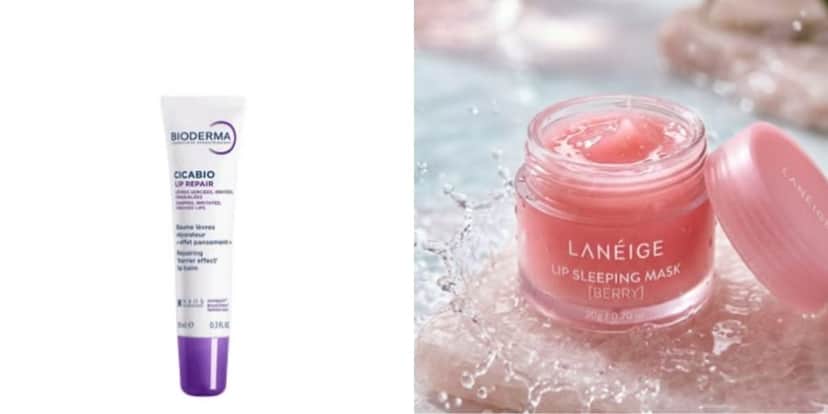 Cicabio Lip Repair e Lip Sleeping Mask (Reprodução: Montagem TV Foco) Cicabio Lip Repair e Lip Sleeping Mask (Reprodução: Montagem TV Foco)