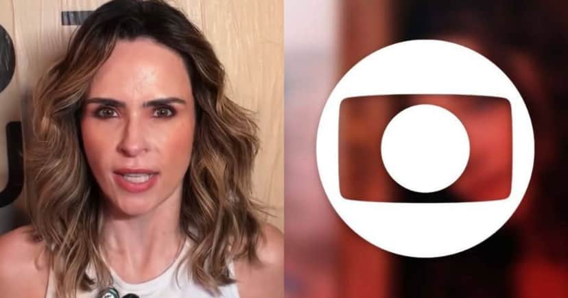 Ana Paula e logo da Globo (Foto: Reprodução / Instagram)