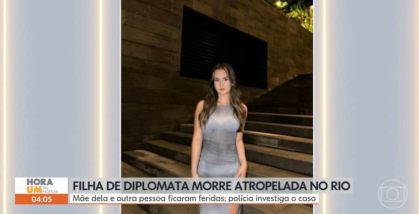 Morre filha de diplomatas (Foto: Reprodução / Globo) Morre filha de diplomatas (Foto: Reprodução / Globo)