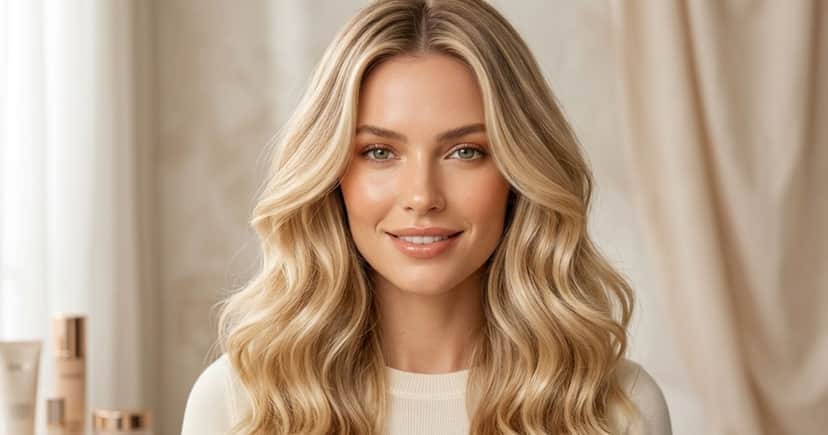 Ilustração modelo com cor de cabelo loiro amanteigado (Foto: Montagem TV Foco / GMN) Ilustração modelo com cor de cabelo loiro amanteigado (Foto: Montagem TV Foco / GMN)