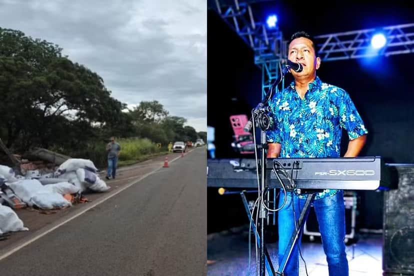 O músico Fernando Rodrigues, de 43 anos, morreu no local do acidente (Foto: Reprodução/ Internet) O músico Fernando Rodrigues, de 43 anos, morreu no local do acidente (Foto: Reprodução/ Internet)