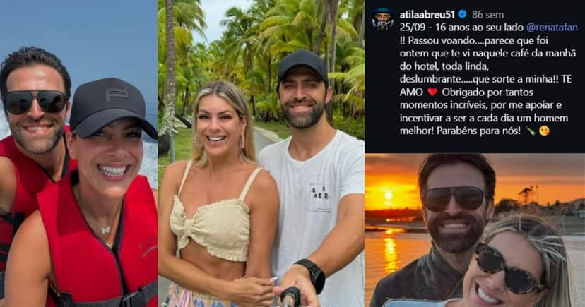 Postagem de Átila Abreu em comemoração aos 16 anos, em 2024 (Foto Reprodução/Montagem/Instagram/@Atila abreu)