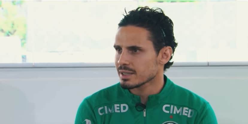 Raphael Veiga ainda sonha em jogar no Palmeiras (Reprodução: GE TV) Raphael Veiga ainda sonha em jogar no Palmeiras (Reprodução: GE TV)