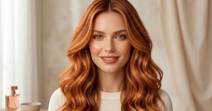 Ilustração modelo com cor de cabelo ruivo acobreado (Foto: Montagem TV Foco / GMN) Ilustração modelo com cor de cabelo ruivo acobreado (Foto: Montagem TV Foco / GMN)