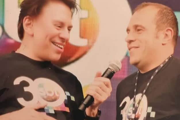 Silvio Santos e Fernando Pelégio (Foto: Reprodução / SBT) Silvio Santos e Fernando Pelégio (Foto: Reprodução / SBT)