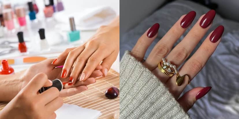 Esmaltes durando mais nas unhas com truque simples (Reprodução: Montagem TV Foco) Esmaltes durando mais nas unhas com truque simples (Reprodução: Montagem TV Foco)
