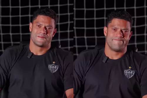 Hulk chora em despedida do Atlético-MG (Foto: Reprodução/ Internet) Hulk chora em despedida do Atlético-MG (Foto: Reprodução/ Internet)