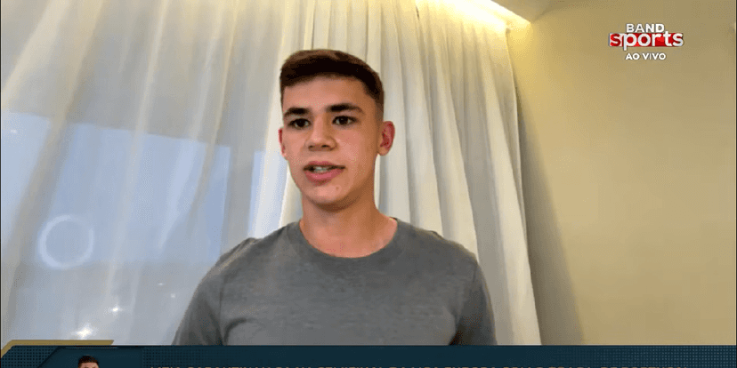 Gabriel Moscardo já foi do Corinthians (Foto: Reprodução/ YouTube/ BandSports) Gabriel Moscardo já foi do Corinthians (Foto: Reprodução/ YouTube/ BandSports)
