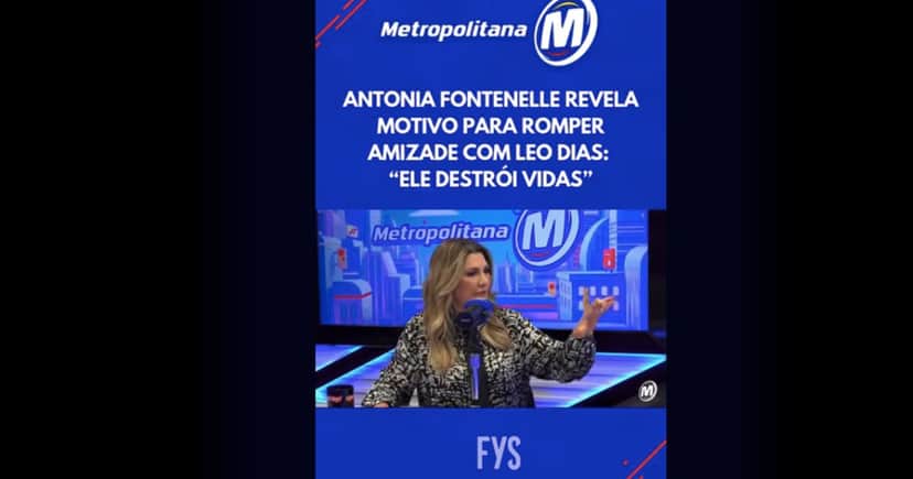 Antonia Fontenelle (Foto: Reprodução / YouTube) Antonia Fontenelle (Foto: Reprodução / YouTube)