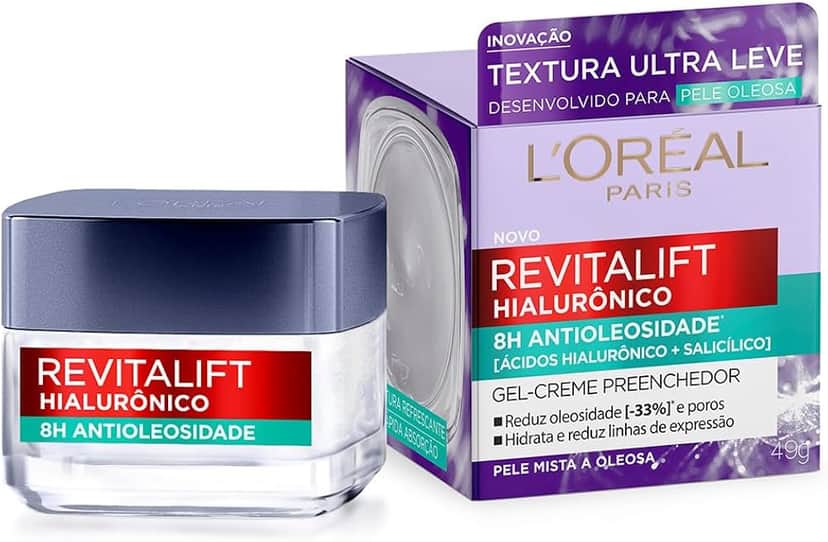 Creme Hidratante L'Oréal Paris Hialurônico (Foto Reprodução) Creme Hidratante L'Oréal Paris Hialurônico (Foto Reprodução)