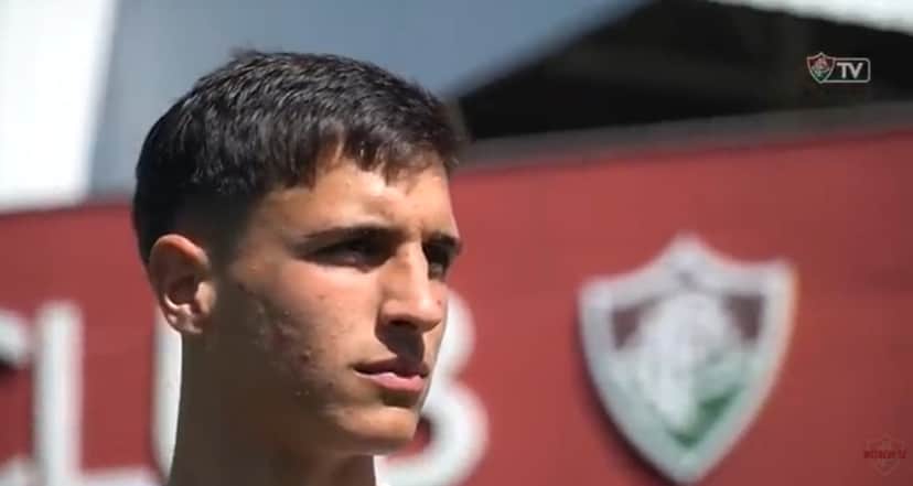 Facundo Bernal (Foto: Fluminense TV) Facundo Bernal (Foto: Fluminense TV)
