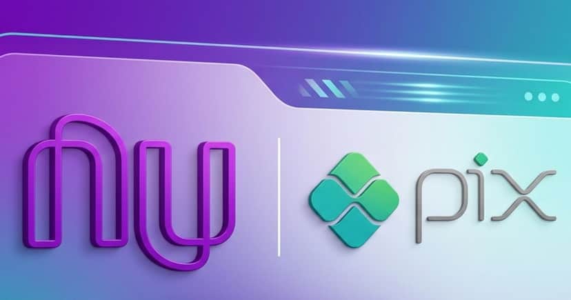 Ilustrações Nubank e PIX (Foto: Montagem TV Foco / GMN)
