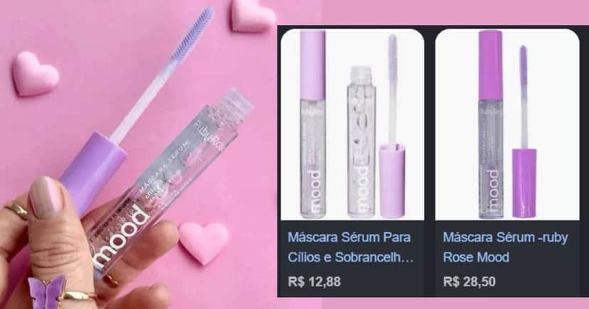 Gel-Sérum para Sobrancelhas e Cílios Mood - Ruby Rose (Foto Reprodução/Montagem/Lennita/TV Foco/Google Shopping/Shopee) Gel-Sérum para Sobrancelhas e Cílios Mood - Ruby Rose (Foto Reprodução/Montagem/Lennita/TV Foco/Google Shopping/Shopee)