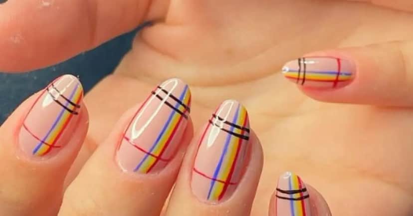 Unhas xadrez Unhas xadrez