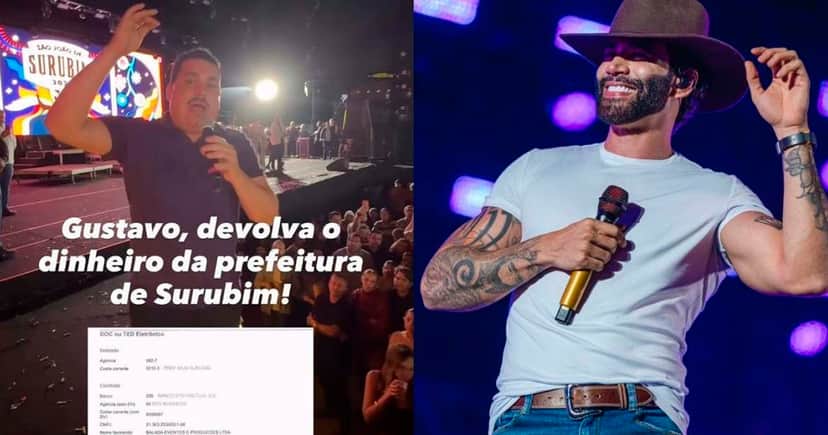 Prefeito de Surubim detona Gusttavo Lima (Foto: Reprodução)