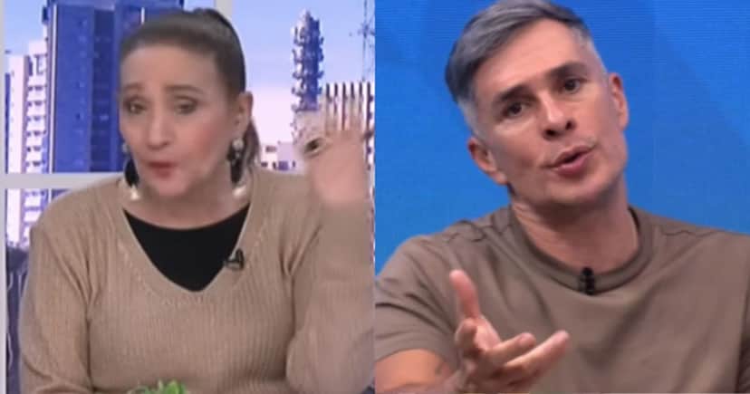 Sonia Abrão e Ivan Moré (Fotos: Reproduções / RedeTV! / LeoDias TV)