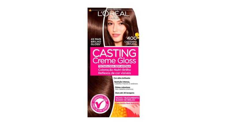 Tinta L'Oréal Casting Creme Gloss para grisalhos (Foto: L'Oréal Paris) Tinta L'Oréal Casting Creme Gloss para grisalhos (Foto: L'Oréal Paris)